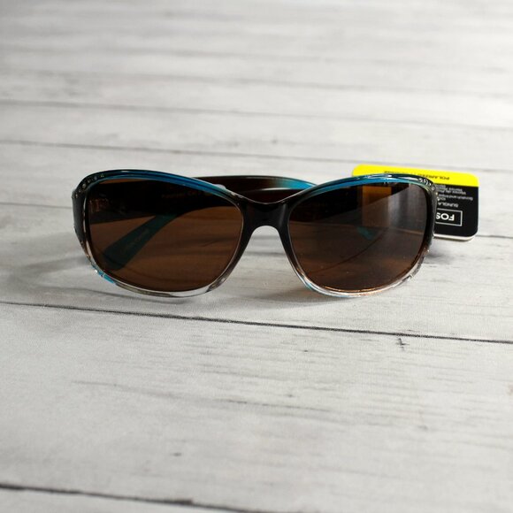 Foster Grant Women\'s Polarized Sunglasses Brown Blue main image 4